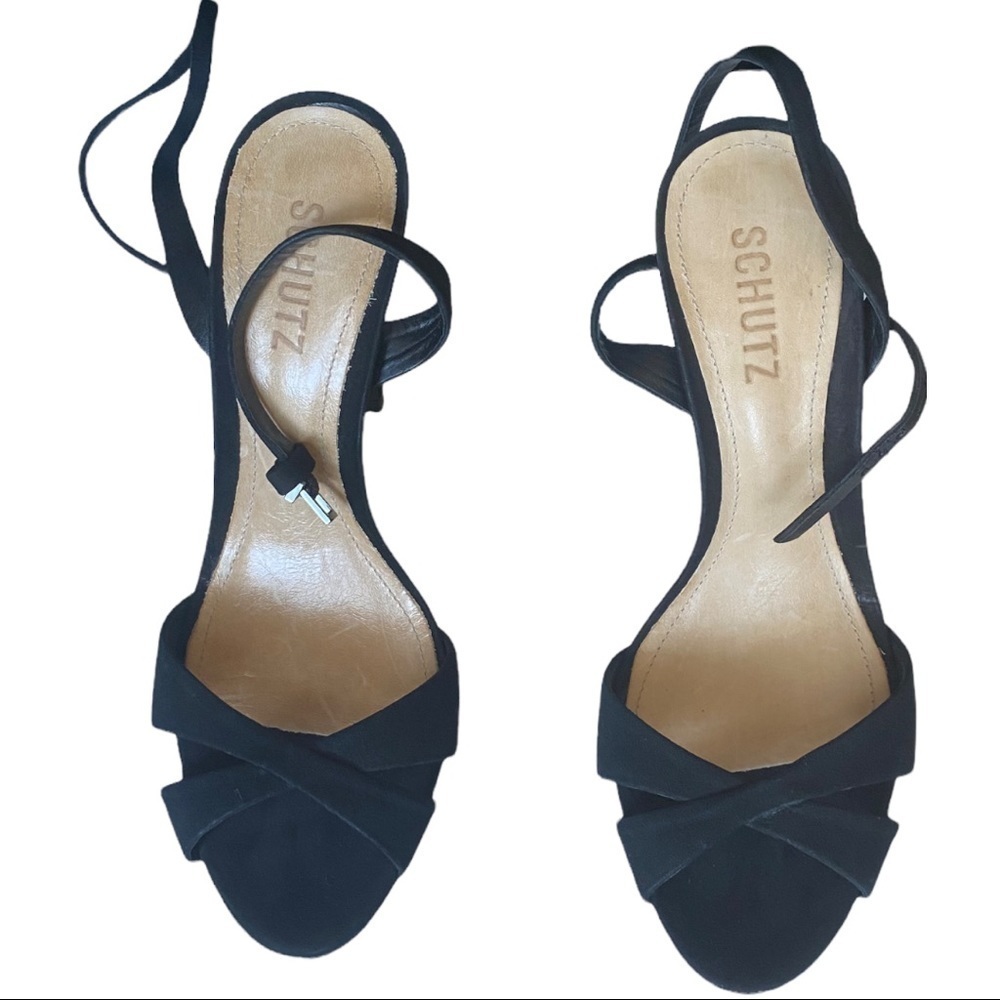 Schutz black heels